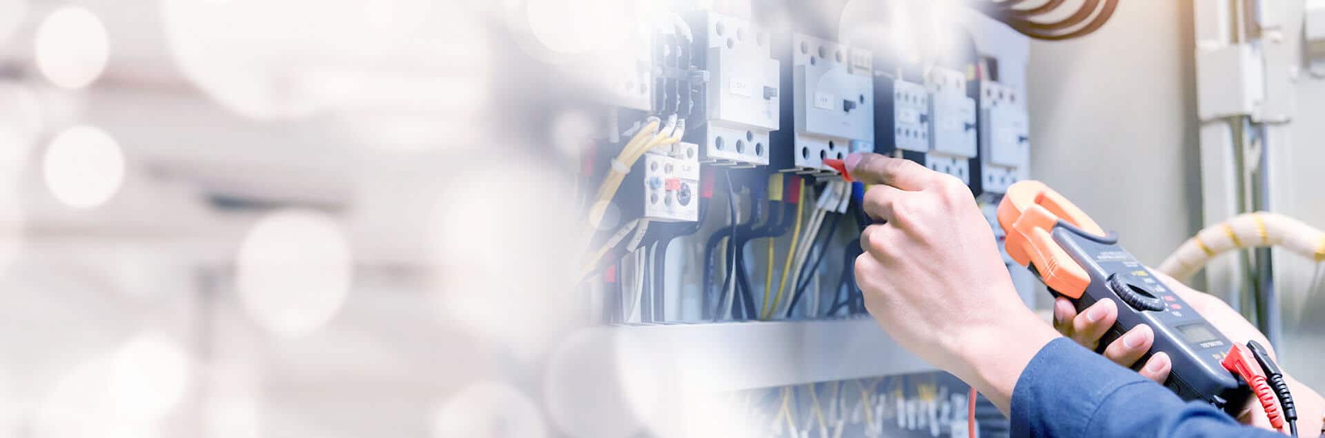 Electrician Engineer Work Tester Measuring Voltage