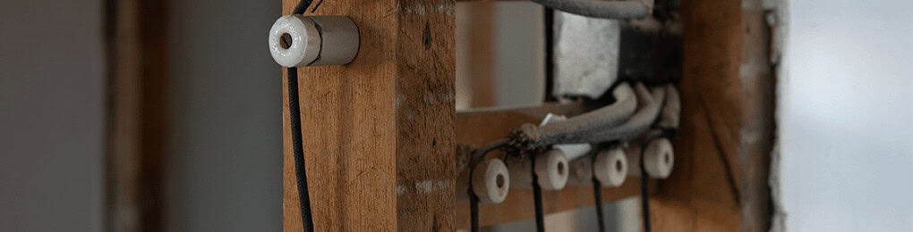 knob and tube wiring in an old house